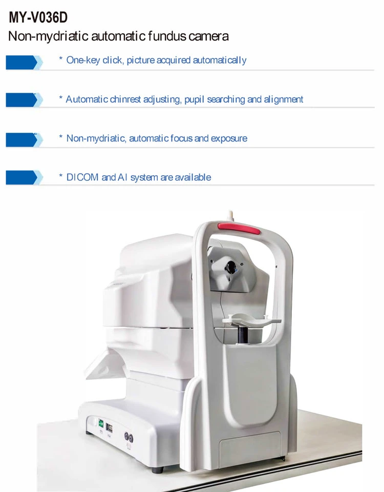 My-V036D Medical Optical Instruments Non Mydriatic Retinal Eye Fundus Camera Ophthalmology