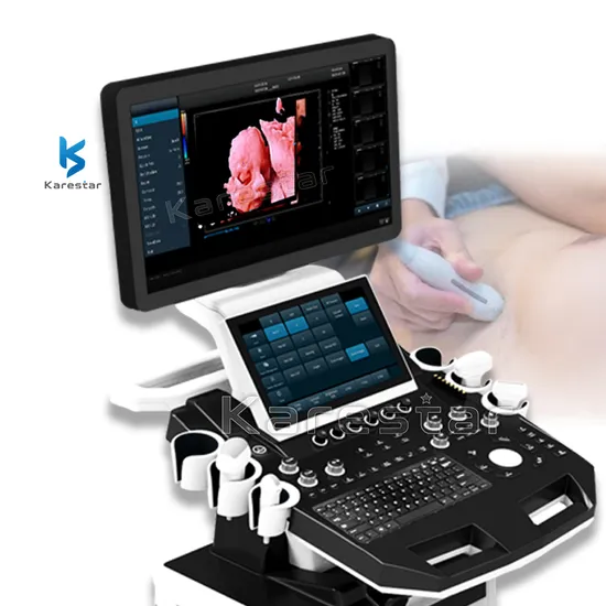 Macchina mobile per ultrasuoni con carrello Color Doppler 3D/4D