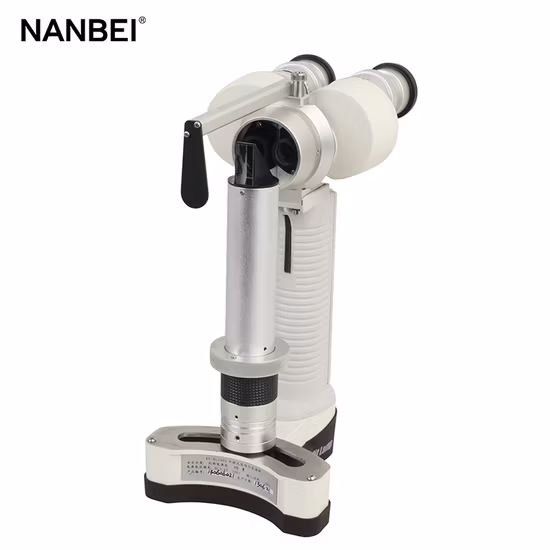 Strumento per optometria Lampada a fessura portatile per oftalmologia 2 passaggi 3 passaggi 5 passaggi