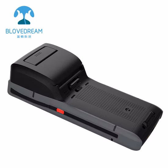 Blovedream S60 robusto scanner di codici a barre wireless Android PDA Terminale Dispositivi POS portatili con stampante termica per etichette adesive